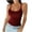 *Wine, variant on VBVC Women's Ribbed Crew Neck Tank Top , Ladies' Slim Fit Basic Camisole , Casual Sleeveless Summer Shirt For Women,Coffee,XS-2XL