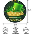 thumbnail image 4 of GZHJMY Saint Patrick's Theme Round Placemats Durable Non-Slip Heat and Stain Resistant Placemat for Kitchen Table Decoration Outdoor BBQ Activities(4PCS) Table Mat, 4 of 7
