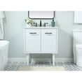 thumbnail image 2 of Elegant Kitchen and Bath 30 inch Single bathroom vanity in white, 2 of 5
