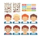 thumbnail image 3 of Niños Aprendizaje socioemocional DIY Manualidades Triste Feliz Enojado Expresar Emociones Caras Pegatinas Juegos Caras Juegos para Picnic Viajes, 3 of 9