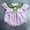 Pink Green, variant on BemeyourBBs Newborn Baby Girl Summer Clothes Cute Striped Bubble Romper Short Sleeve Doll Collar Bow Embroidery Sweet Bodysuit Jumpsuit Infant Baby Girl Outfit