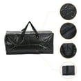 thumbnail image 3 of Unique Bargains Clothes Storage Moving Bags for Closet Organizers Black 29x13x14.5in, 3 of 7