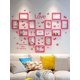 thumbnail image 1 of Creative Wall Photo Frame Set With 12 Frames, Without Drilling Or Damaging Wall, Can Display Pictures Or Xmas Decoration, Also Comes With Butterfly St, 1 of 4