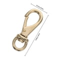 thumbnail image 2 of PENIKOKO 4 Pcs Swivel Snap Hooks In Brass For Goods Ropes Outdoor Enthusiasts, 2 of 6