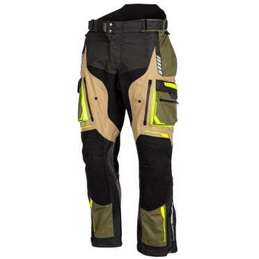 Tourmaster Highlander Mens Waterproof Motorcycle Pants Olive XL