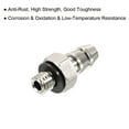 thumbnail image 4 of Uxcell 3.5mm Barbed M3x0.5 Male Thread Hose Fitting Electroplate Copper, 4 of 5