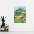 thumbnail image 4 of Glastonbury Tor Spring Floral Somerset Painting Living Room Extra Large XL Wall Art Poster Print, 4 of 5
