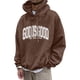 thumbnail image 3 of WILLBEST Sudaderas para Hombre, Otoño e Invierno, Talla Grande, sin Capucha, Moda, Prenda Superior, Sudadera De Gran Tamaño con Cuello Redondo Mediana​​, 3 of 3