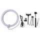 thumbnail image 2 of Luz LED de 10 Pulgadas con Soporte para Trípode, de Luz Regulable, Alimentado por USB, Soporte para Teléfono para Transmisión en vivo Soledad Luz de anillo blanca para fotografía, 2 of 8