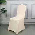 thumbnail image 5 of BalsaCircle 100 Rose Gold Spandex Stretchable Banquet Solid Chair Covers Slipcovers, 5 of 8