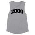 thumbnail image 1 of 2000 College Style Women's Muscle Tank 2X-Large Heather Grey, 1 of 5