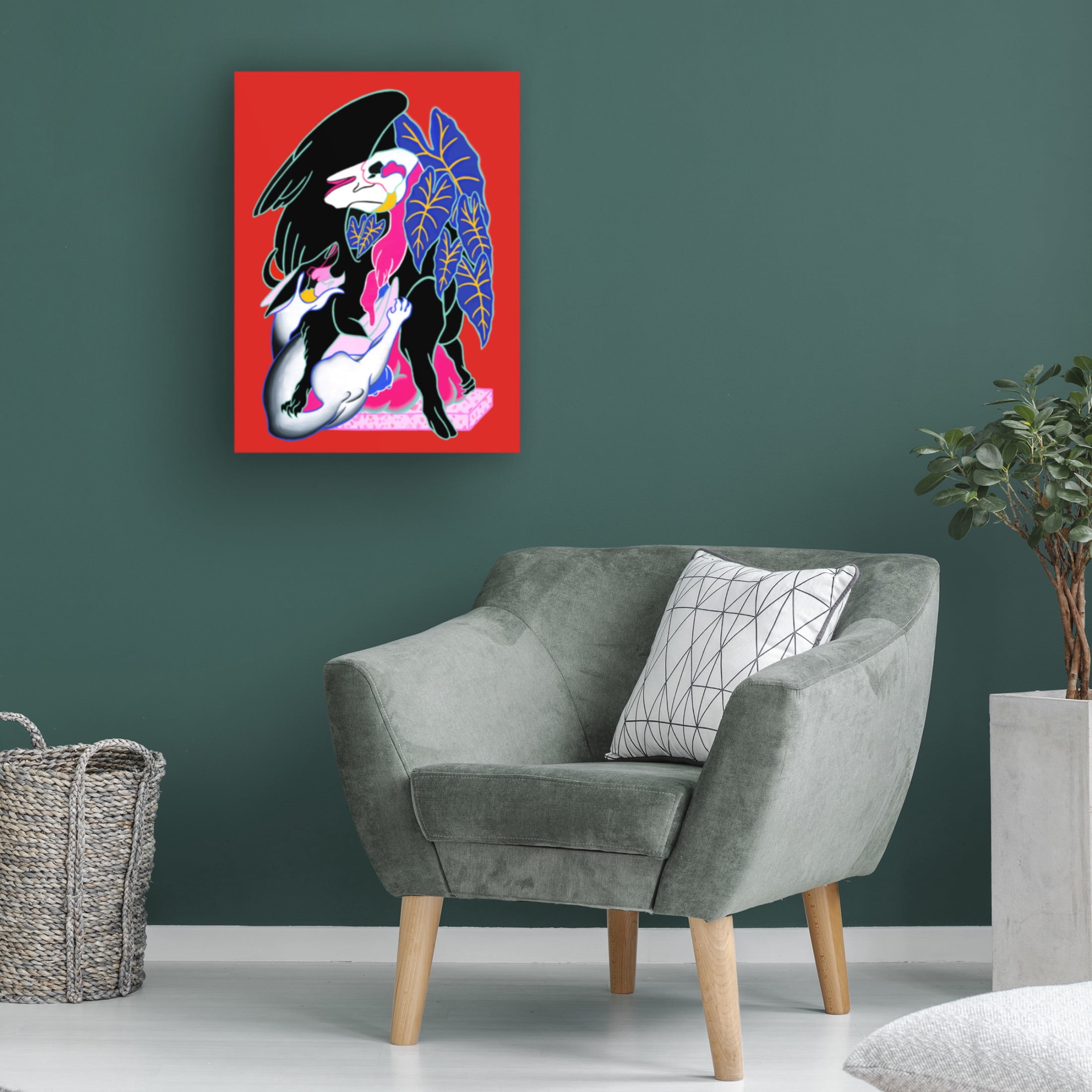 Tsz Kam 'Silent Witness, 2020' Canvas Art - 35 x 47 Inches