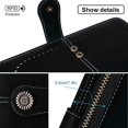thumbnail image 3 of Cartera para pasaporte de viaje YONGSHENG con bloqueo RFID negro, 3 of 5