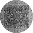 thumbnail image 1 of Ahgly Company Indoor Round Oriental Gray Traditional Area Rugs, 8' Round, 1 of 4