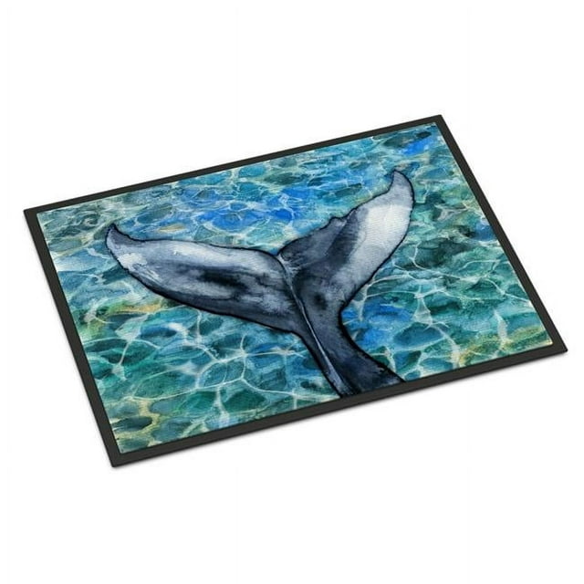 Carolines Treasures BB5337MAT Tapis Intérieur Ou Extérieur de 18 x 27 Po Queue de Baleine