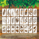 thumbnail image 1 of Plantilla para pintar plantas, suministros para pintar hojas tropicales, aerosol para copiar, hojas decorativas para bricolaje, tablero de dibujo hueco, 1 of 1