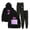 black, variant on Young Miko XOXO Tour Hoodies Set Merch For Men/Women Sweatshirt Pants Two Piece Set Cosplay Hooded Streetwear