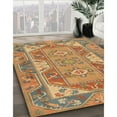 thumbnail image 3 of Ahgly Company Machine Washable Indoor Rectangle Traditional Metallic Gold Area Rugs, 8' x 10', 3 of 7
