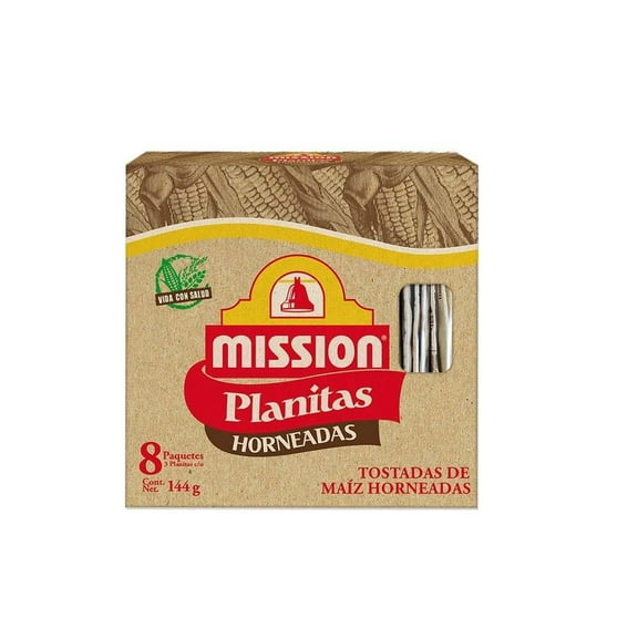 Tostadas Mission planitas horneadas 144 g