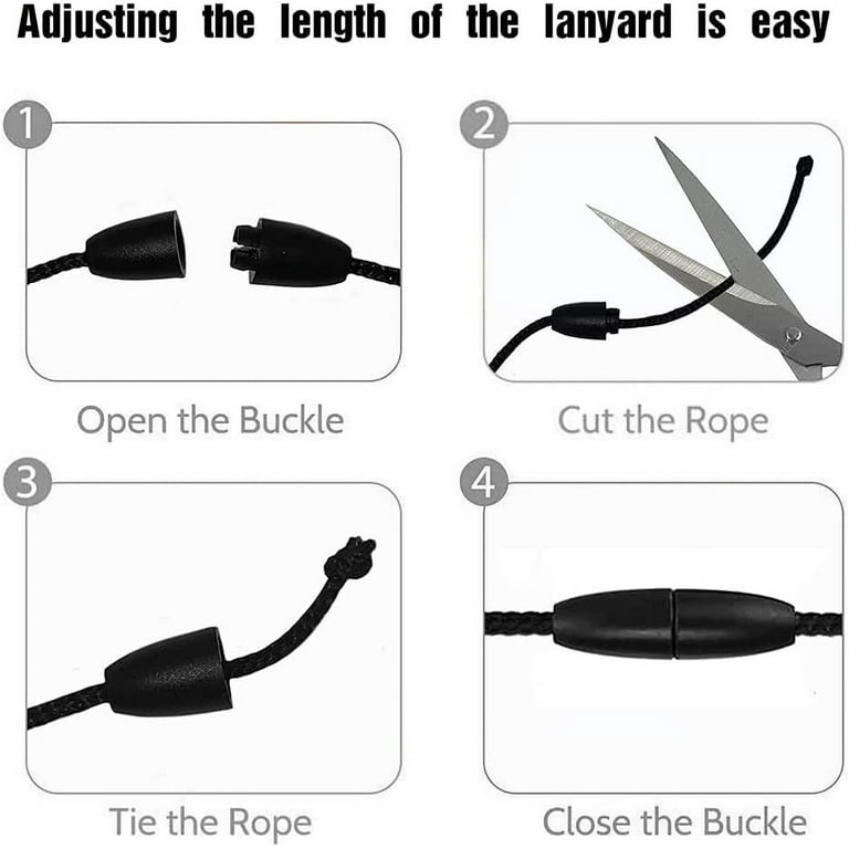 Nylon Lanyards+Metal Length Adjuster+Leather Badge Holder