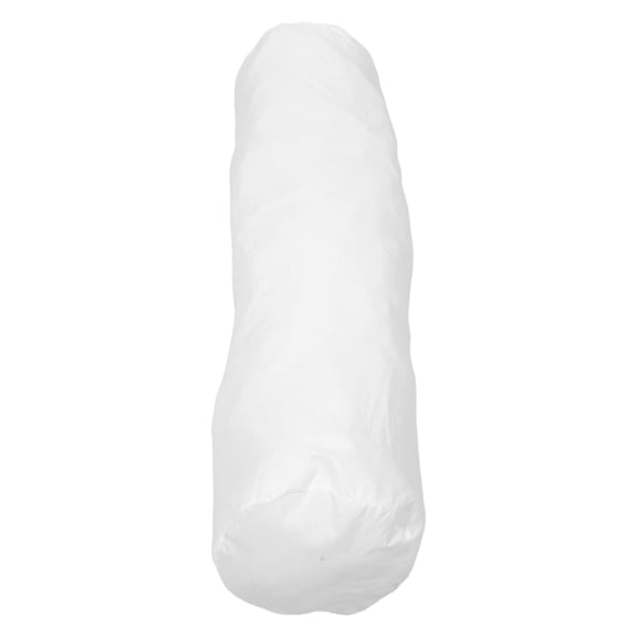 LOLIPPYY Breathable White Round Cushion Cover for Cylinder Pillows, Soft Pillowcase with Easy Care and Fabric