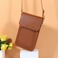 thumbnail image 4 of Korean Style Solid Color Mini Phone Crossbody Bag Soft Leather Summer Shoulder Bag for Women, 4 of 8