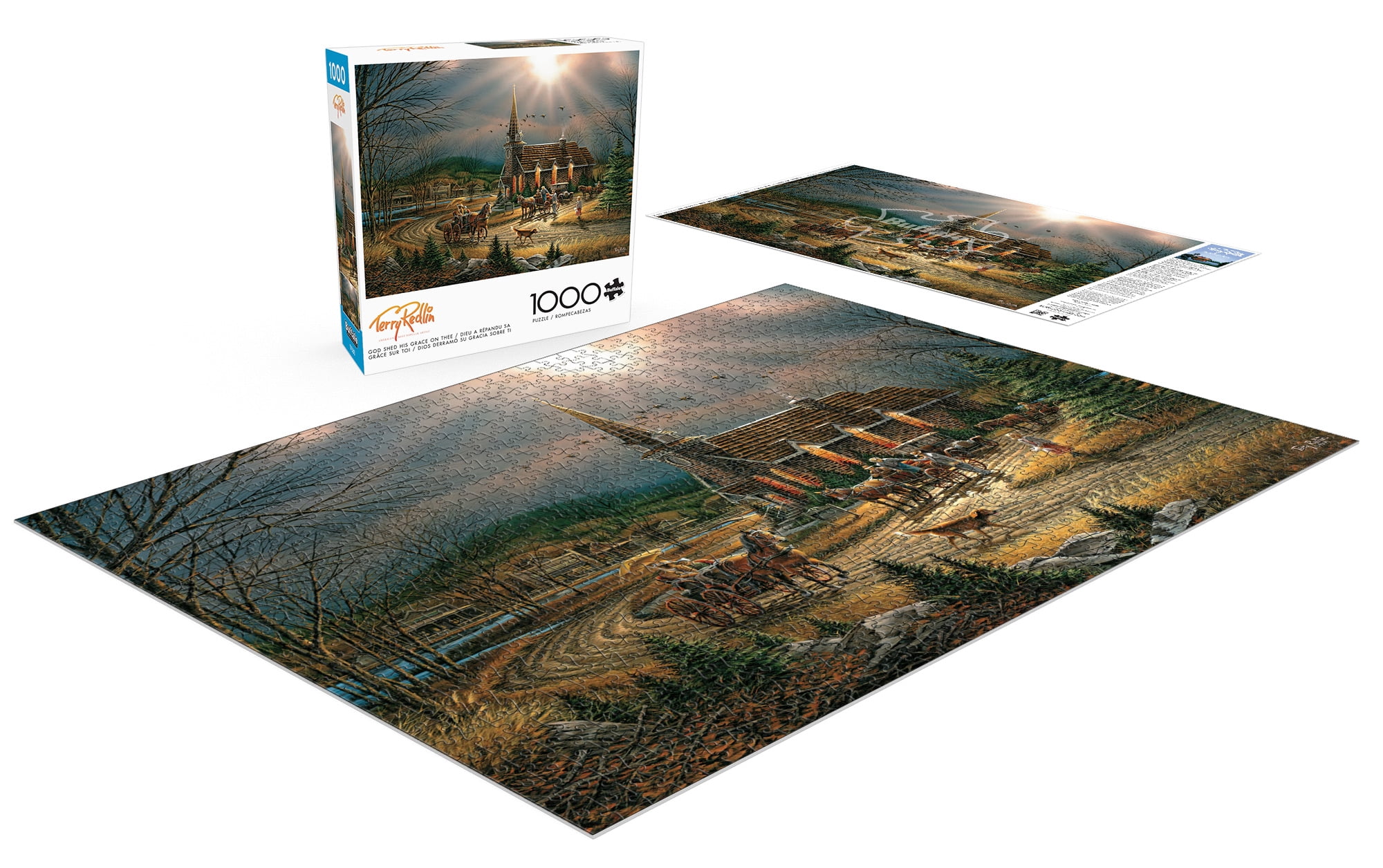Buffalo Games 1000-Piece God Shed his Grace on Thee Interlocking Jigsaw Puzzle for Adults Ages 14+