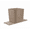 Mocha, variant on Haussimple Car Trash Can Spill-Proof Garbage Bin Auto Interior Organizer with Stabilty Flap (Black)