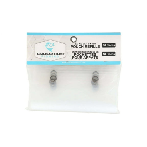 Evolution Outdoors 34026-EV Bait Binder Pouch Refills (10 Pack)