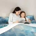 thumbnail image 5 of Manfei Cyan Ocean Marine Bedding Comforter Set for Teen, Coastal Lighthouse Twin Comforter Sets, Nautical Bedding Set, Super Cozy Room Decor, 2-Piece, 5 of 8