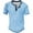 Light Blue, variant on T Shirts for Men Henley Neck Short Sleeve Solid Color Slim Fit Summer Casual Loose Mens T Shirts