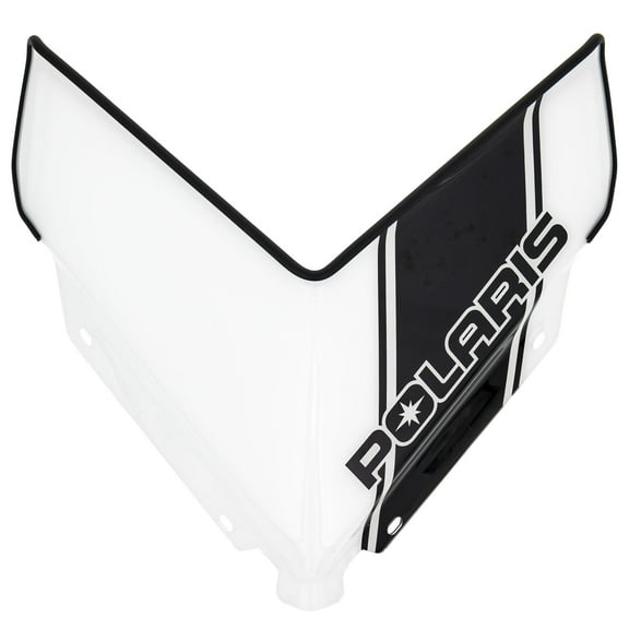 Polaris 2880386 7" White Black Low Windshield Axys Rush Switchback Titan RMK SKS