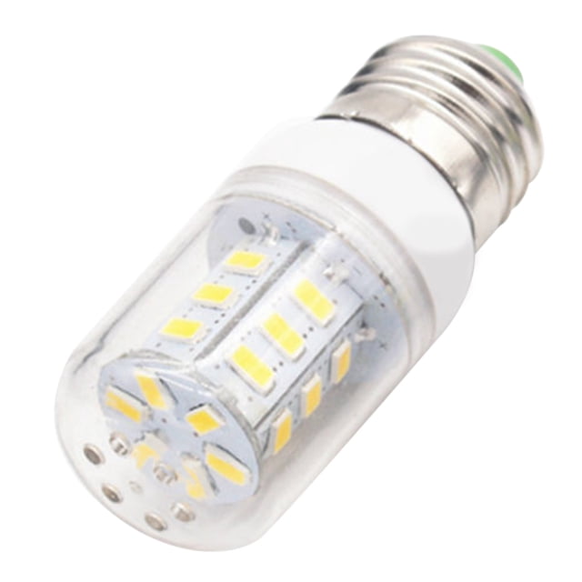 Cateissary Bombilla LED de maíz cubierta transparente portátil iluminación lámpara de noche decoración del hogar E14 6W Iluminación novedosa Blanco cálido E27 Tipo 1 Cateissary HA002054-01B