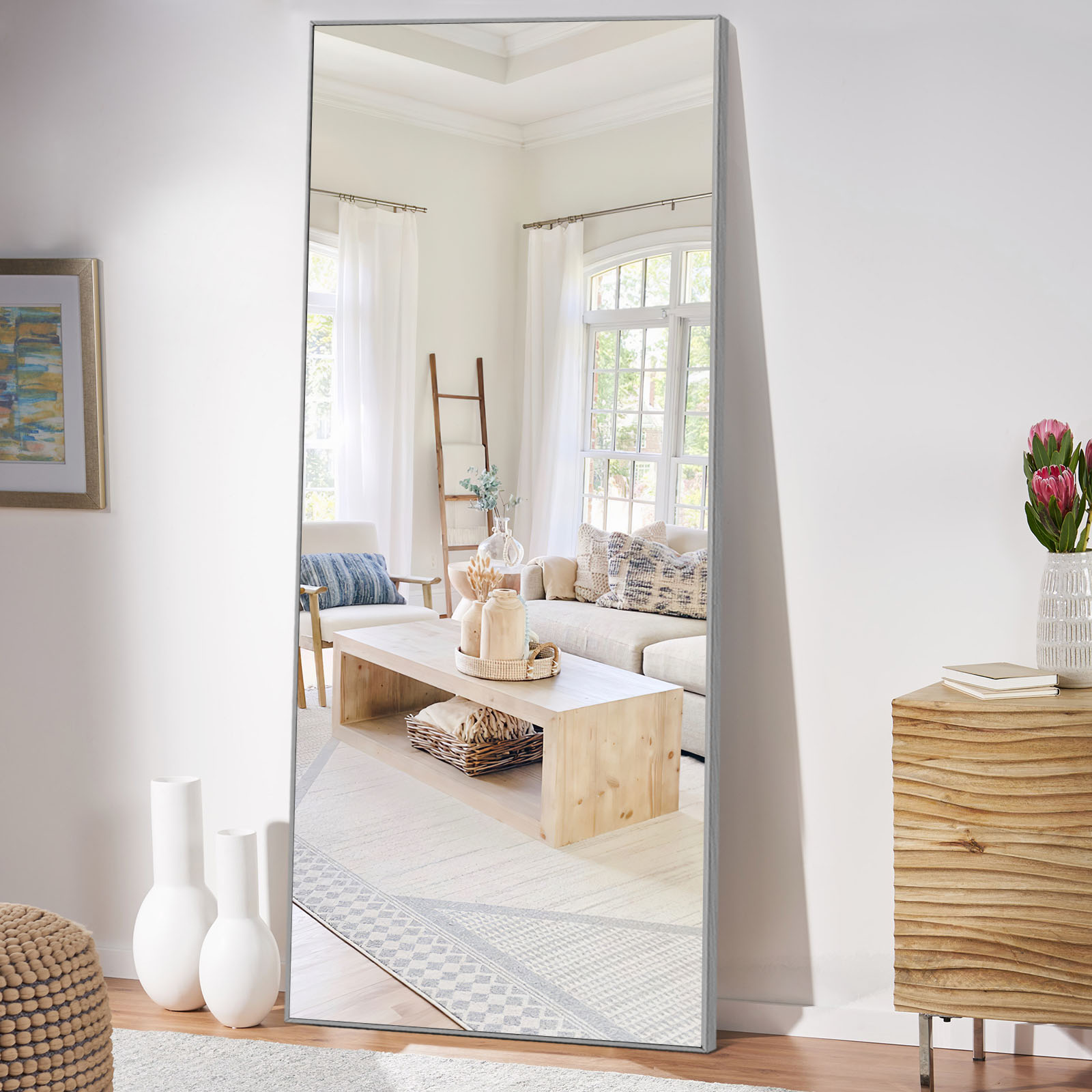 Neutype Full Length Mirror 65x22 - Definition Glass - Walmart.com