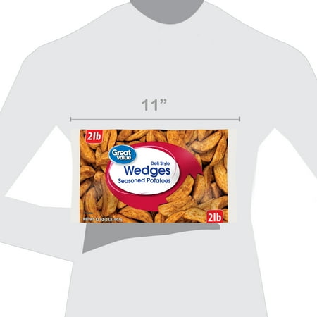 Great Value Deli Style Wedges Seasoned Potatoes 32 Oz