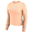 thumbnail image 2 of Women's Fanatics Pink San Francisco Giants Studio Fitted Long Sleeve Gym Top, 2 of 3
