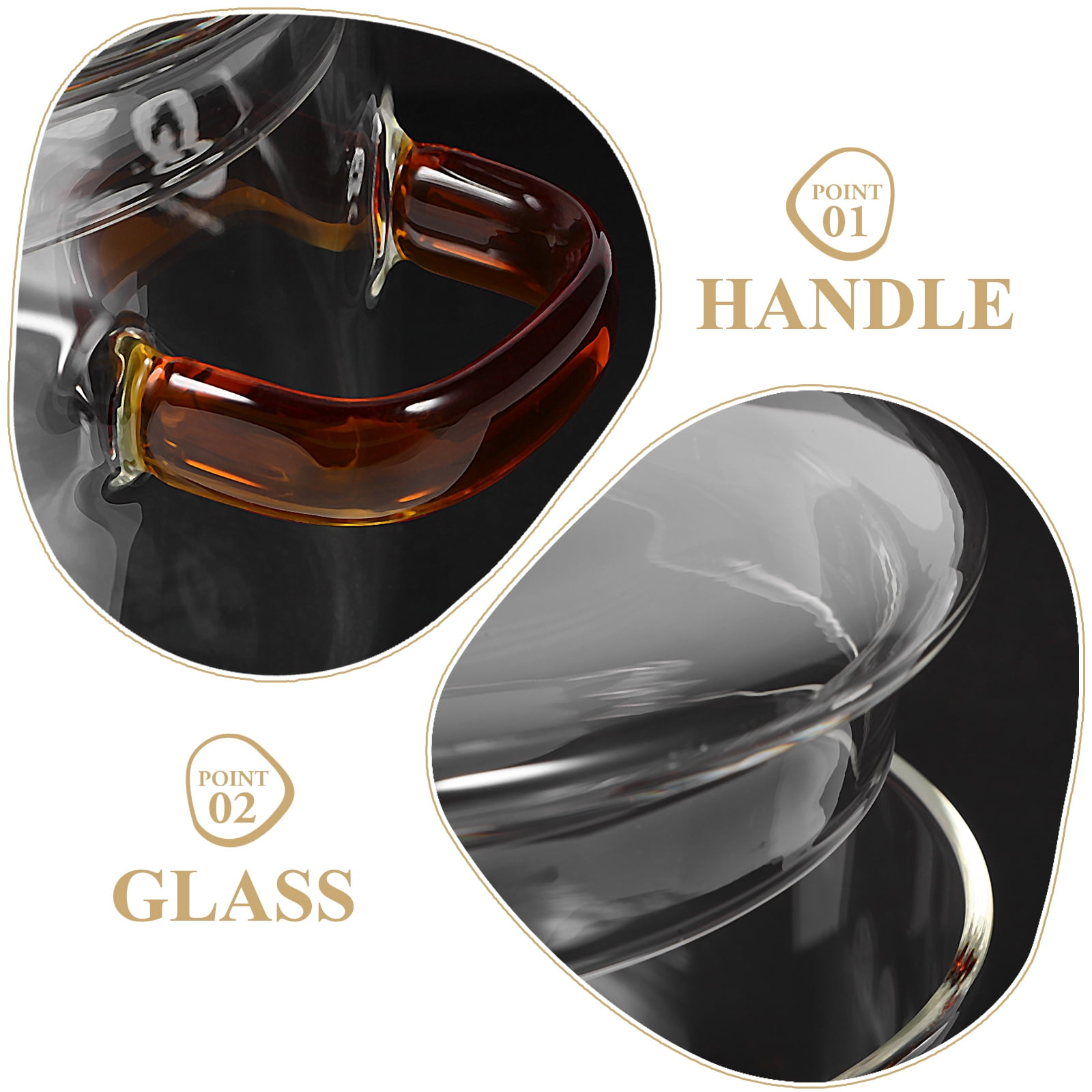 Glass Stockpot Kitchen Noodle Pot Double Handle Cooking Pot Instant Noodle Boiling Pot Kitchen Pot