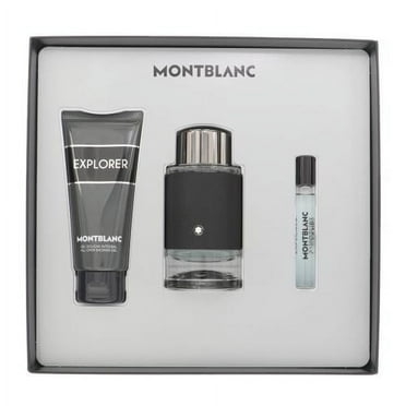 Mont Blanc Explorer by Mont Blanc for Men - 3 Pc Gift Set 3.3oz EDP Spray, 7.5ml EDP Spray 3.3oz Shower Gel