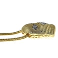 thumbnail image 4 of Goon Masked Man Hip Hop Chain Gold Finish Thug Pendant 36" Franco Necklace, 4 of 5