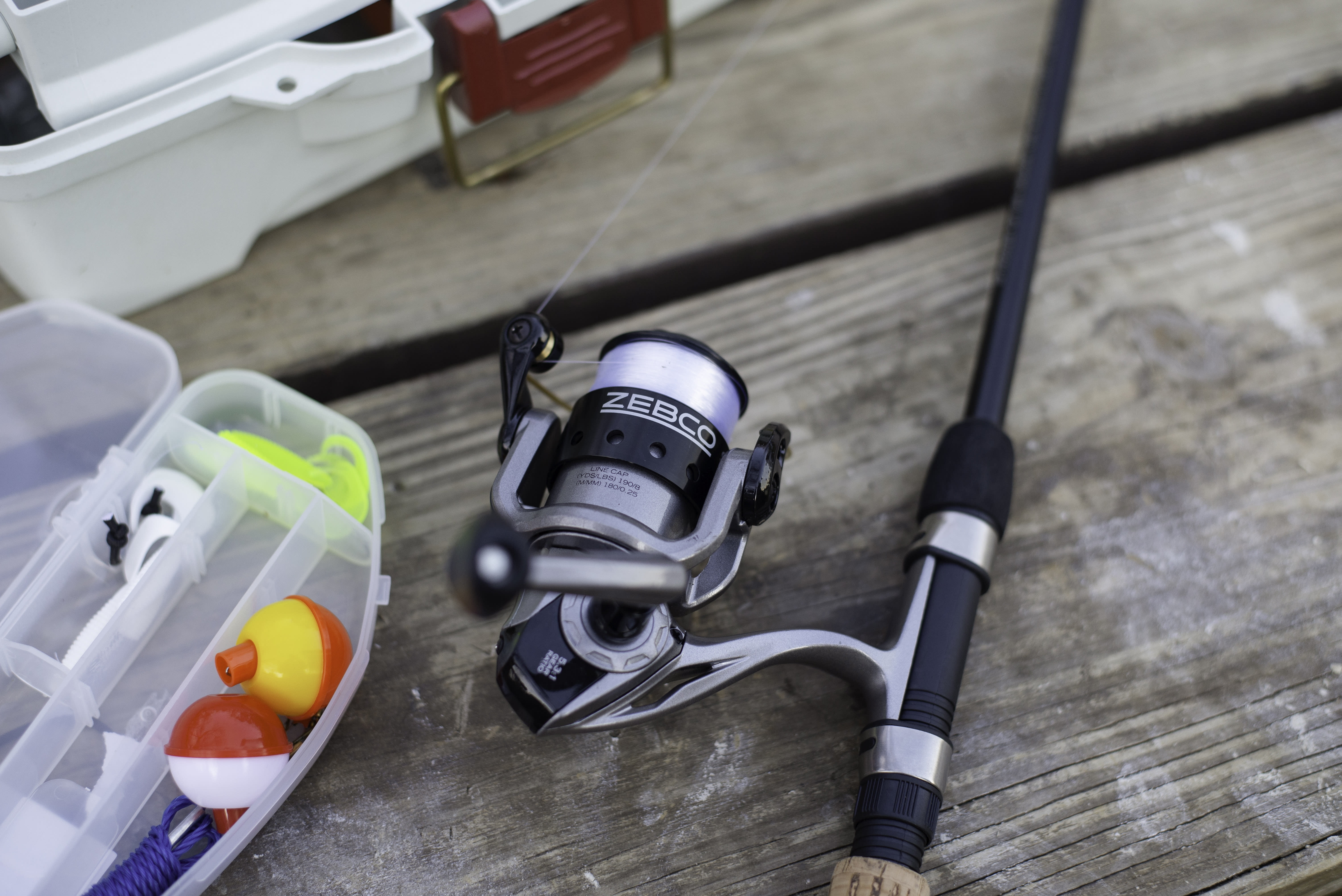 Zebco Spyn Spinning Reel and Fishing Rod Combo