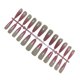 thumbnail image 1 of Qarigey 24 piezas de uñas artificiales, envoltura completa, estilo degradado, puntas para uñas postizas, adorno para mujer, Kit de uñas, Arte de uñas mj08, 1 of 6
