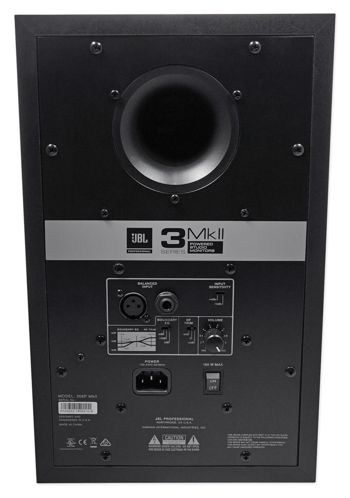 (2) JBL 306P MkII 6" 2-Way Powered Studio Reference Monitors Monitoring Speakers
