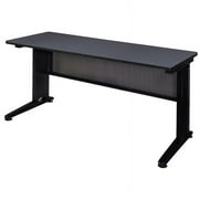 Regency Fusion 60 inch Wooden Training Table with Grey Finish