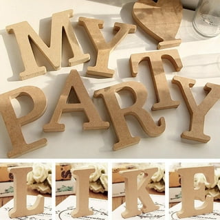 Yirtree Capital Wooden Letters, Wood Alphabet Letters for Crafts