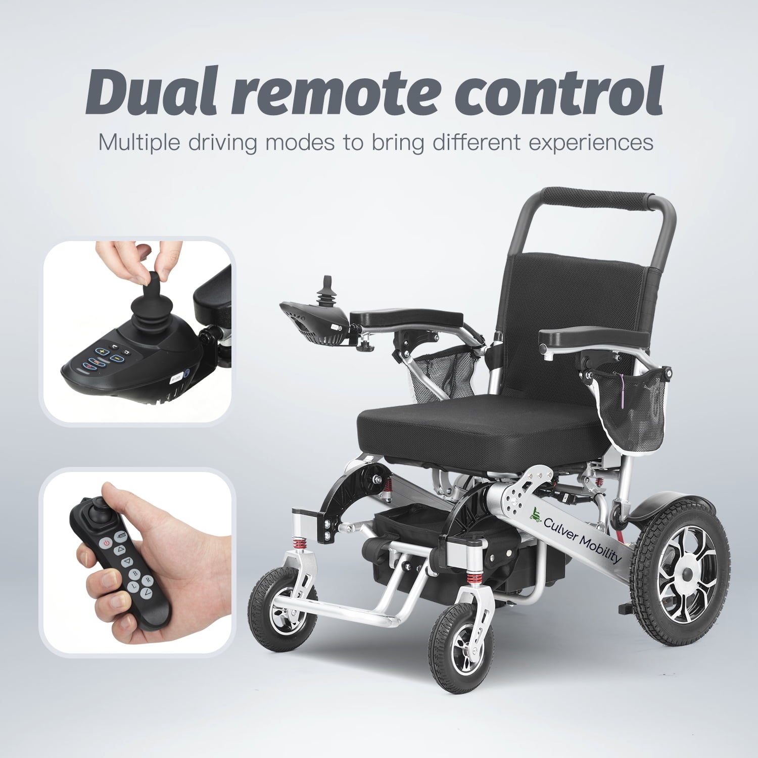 Culver Mobility WOLF Exclusive Electric Foldable Wheelchairs, One