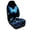 Blue Butterfly Flower Print, variant on Uourmeti Front Car Seat Cover Anti-Scratch Seat Covers for Cars Polyester Quick Install, Suitable for Sedan Truck, Lightning Black Cat Print