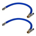 thumbnail image 2 of Modengzhe 2 Pcs Tire Inflator Rubber Hose with Copper Locking Air Chuck and Standard Tire Valve Fine Thread for Car Truck Blue, 2 of 4