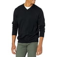 thumbnail image 2 of Essentials Men's V-Neck Sweater, Black, Large, 2 of 3