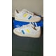 thumbnail image 2 of Adi - das Originals Forum Low Sneakers ID7962 White Blue Yellow Men's Size 11, 2 of 6