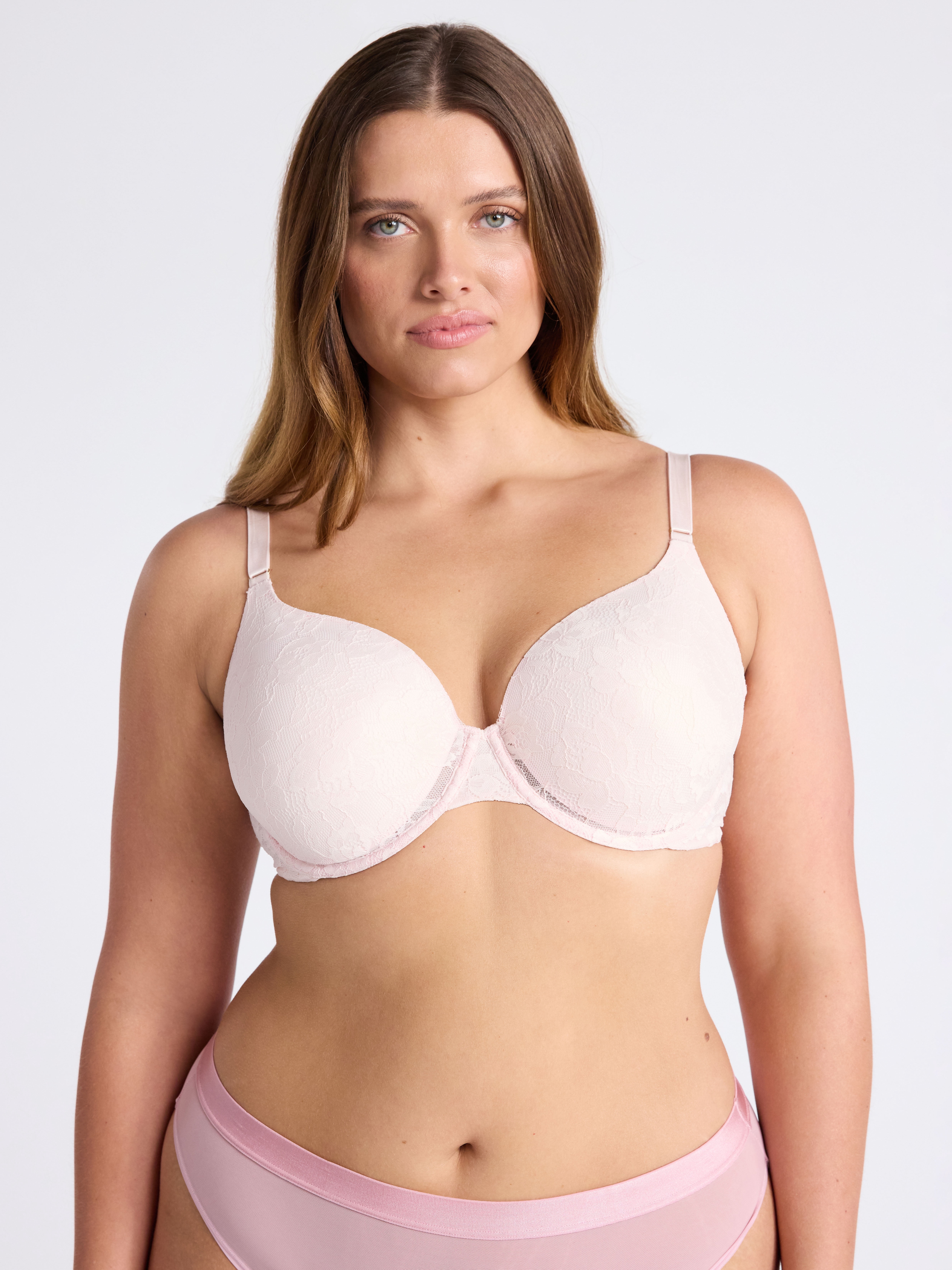 Joyspun Women's Lace T-Shirt Bra, Sizes 32A-40DDD